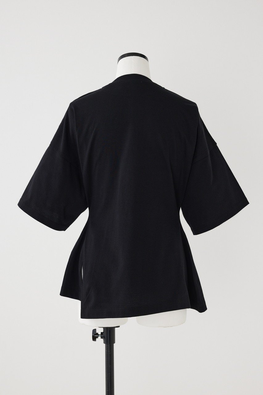 【ナゴンスタンス/nagonstans】のソフト天竺 Shape Loose T/SH Tシャツ 人気、トレンドファッション・服の通販 founy(ファニー) 　ファッション　Fashion　レディースファッション　Fashion for Women　トップス・カットソー　Cut & Sew Tops　シャツ・ブラウス・オフィスカジュアル　Elegant Blouses & Button-Ups　ロングTシャツ・Tシャツ　Longline T-Shirts & Tees　カットソー・ベーシックTシャツ　Cut-and-Sewn Tops / Stretch Tees & Basics　シェイプ　Shape, Slim Fit　ショート　Short, Short Length　スリット　Slit, Slit Detail　スリーブ　Sleeve, Long Sleeve / Short Sleeve　バランス　Balance, Style Balance　ルーズ　Loose, Oversized　other-3|ID: prp329100004886680 ipo3291000000036484979