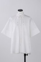 【ナゴンスタンス/nagonstans】のWashedタイプライター サイドスリット SH/シャツ 人気、トレンドファッション・服の通販 founy(ファニー) ファッション Fashion レディースファッション Fashion for Women トップス・カットソー Cut & Sew Tops シャツ・ブラウス・オフィスカジュアル Elegant Blouses & Button-Ups ロングTシャツ・Tシャツ Longline T-Shirts & Tees カットソー・ベーシックTシャツ Cut-and-Sewn Tops / Stretch Tees & Basics ショート Short, Short Length スリット Slit, Slit Detail スリーブ Sleeve, Long Sleeve / Short Sleeve タイプライター Typewriter Fabric, Crisp Cotton フロント Front, Front Design ヨーク Yoke, Yoke Design thumbnail Salt|ID: prp329100004886682 ipo3291000000036484983