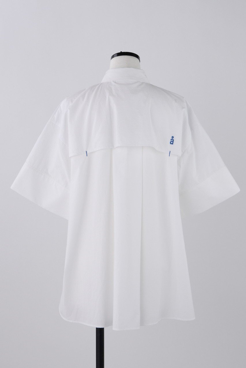 【ナゴンスタンス/nagonstans】のWashedタイプライター サイドスリット SH/シャツ 人気、トレンドファッション・服の通販 founy(ファニー) 　ファッション　Fashion　レディースファッション　Fashion for Women　トップス・カットソー　Cut & Sew Tops　シャツ・ブラウス・オフィスカジュアル　Elegant Blouses & Button-Ups　ロングTシャツ・Tシャツ　Longline T-Shirts & Tees　カットソー・ベーシックTシャツ　Cut-and-Sewn Tops / Stretch Tees & Basics　ショート　Short, Short Length　スリット　Slit, Slit Detail　スリーブ　Sleeve, Long Sleeve / Short Sleeve　タイプライター　Typewriter Fabric, Crisp Cotton　フロント　Front, Front Design　ヨーク　Yoke, Yoke Design　other-3|ID: prp329100004886682 ipo3291000000036493236