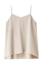 【ヒューエルミュージアム/hueLe Museum】の【STUMBLY】キャミソールブラウス 人気、トレンドファッション・服の通販 founy(ファニー) ファッション Fashion レディースファッション Fashion for Women トップス・カットソー Cut & Sew Tops キャミソール&ノースリーブ Camisoles & Sleeveless Tops シャツ・ブラウス・オフィスカジュアル Elegant Blouses & Button-Ups ロングTシャツ・Tシャツ Longline T-Shirts & Tees カットソー・ベーシックTシャツ Cut-and-Sewn Tops / Stretch Tees & Basics キャミソール Camisole, Spaghetti Strap Top サテン Satin, Glossy Fabric シンプル Simple, Minimal タンク Tank Top, Sleeveless Top デニム Denim, Jeans Material ミックス Mix, Mixed Style ミリタリー Military, Army Style エレガント 上品 Elegant thumbnail ホワイト|ID: prp329100004886692 ipo3291000000036485021