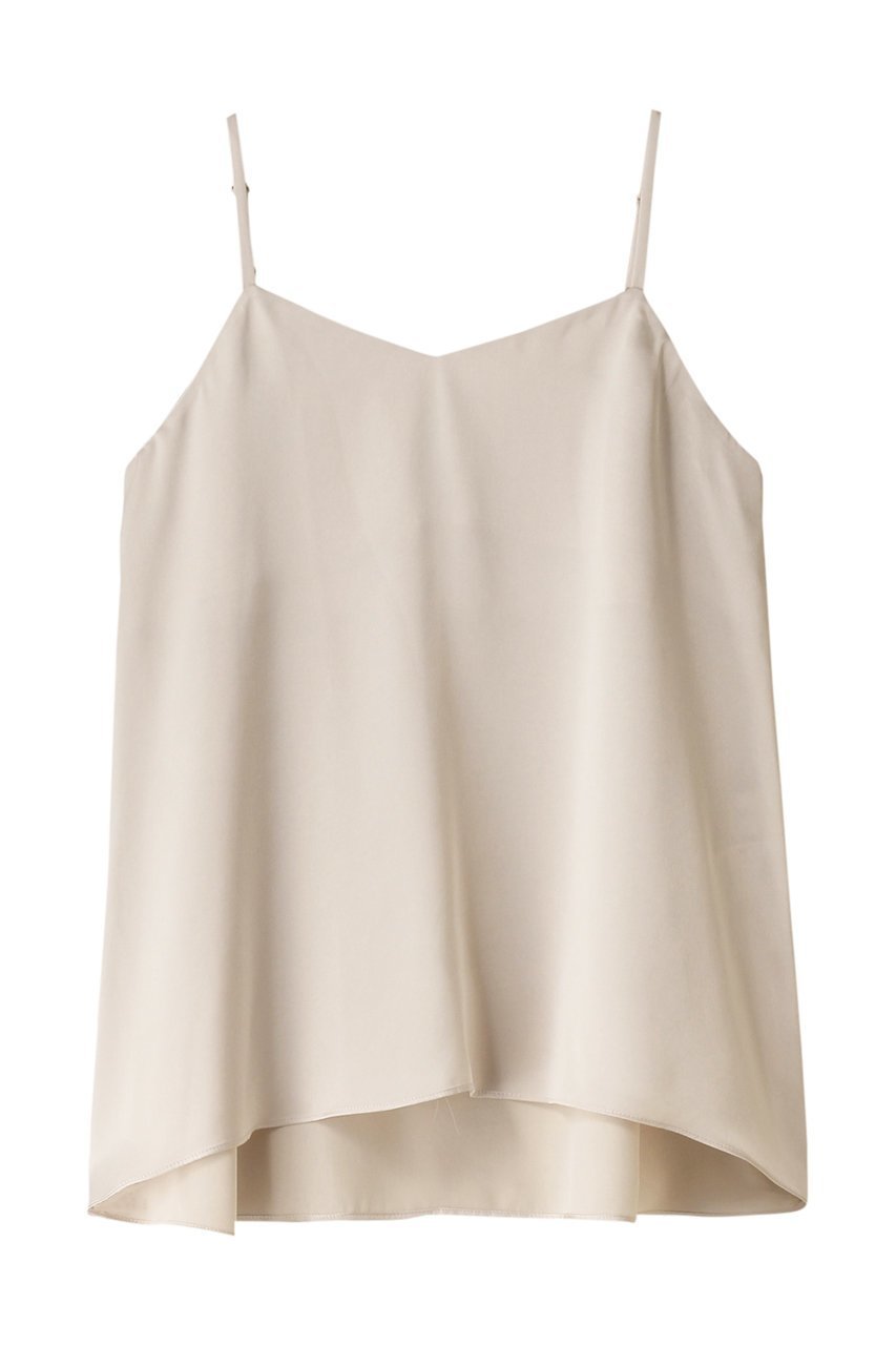 【ヒューエルミュージアム/hueLe Museum】の【STUMBLY】キャミソールブラウス インテリア・キッズ・メンズ・レディースファッション・服の通販 founy(ファニー) 　ファッション　Fashion　レディースファッション　Fashion for Women　トップス・カットソー　Cut & Sew Tops　キャミソール&ノースリーブ　Camisoles & Sleeveless Tops　シャツ・ブラウス・オフィスカジュアル　Elegant Blouses & Button-Ups　ロングTシャツ・Tシャツ　Longline T-Shirts & Tees　カットソー・ベーシックTシャツ　Cut-and-Sewn Tops / Stretch Tees & Basics　キャミソール　Camisole, Spaghetti Strap Top　サテン　Satin, Glossy Fabric　シンプル　Simple, Minimal　タンク　Tank Top, Sleeveless Top　デニム　Denim, Jeans Material　ミックス　Mix, Mixed Style　ミリタリー　Military, Army Style　エレガント 上品　Elegant　ホワイト|ID: prp329100004886692 ipo3291000000036485021