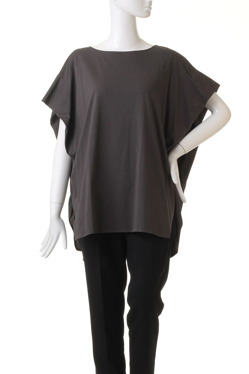 【プルミエ アロンディスモン/1er Arrondissement】のプレミアム天竺ニュアンストップス 人気、トレンドファッション・服の通販 founy(ファニー) 　ファッション　Fashion　レディースファッション　Fashion for Women　トップス・カットソー　Cut & Sew Tops　シャツ・ブラウス・オフィスカジュアル　Elegant Blouses & Button-Ups　ロングTシャツ・Tシャツ　Longline T-Shirts & Tees　カットソー・ベーシックTシャツ　Cut-and-Sewn Tops / Stretch Tees & Basics　ショート　Short, Short Length　スリーブ　Sleeve, Long Sleeve / Short Sleeve　プレミアム　Premium, High-End　ヘムライン　Hemline, Bottom Cut　夏　Summer　定番　Standard, Basic Item　other-2|ID: prp329100004886693 ipo3291000000036485034