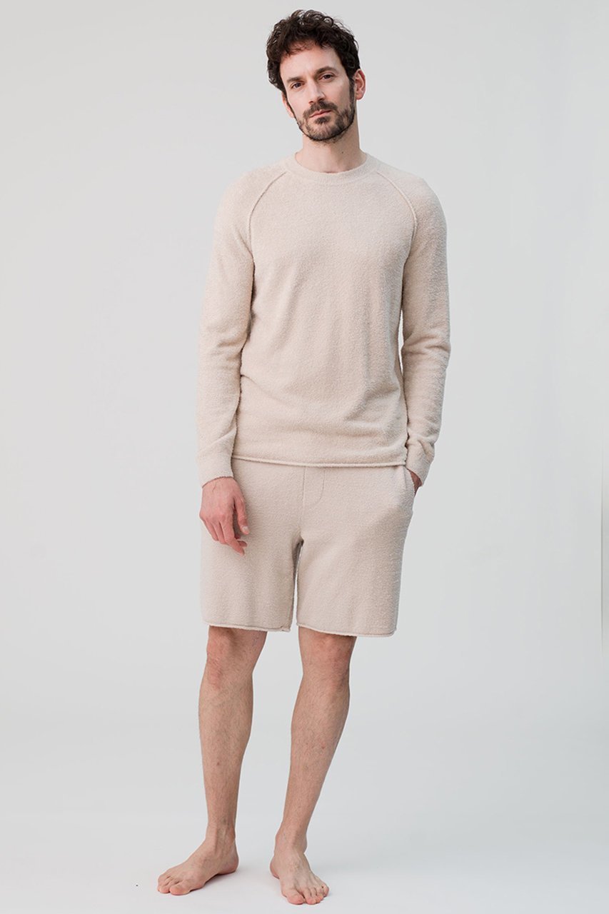 【ベアフット ドリームズ/BAREFOOT DREAMS / MEN】の【MEN】コージーシックライト ロールエッジ ラグランプルオーバー 人気、トレンドファッション・服の通販 founy(ファニー) 　ファッション　Fashion　メンズファッション　Fashion for Men　トップス・カットソー　Cut & Sew Tops　メンズシャツ　Shirts　おすすめ　Recommended / Our Picks　ショーツ　Shorts, Short Pants　シンプル　Simple, Minimal　スリーブ　Sleeve, Long Sleeve / Short Sleeve　ベーシック　Basic, Essential　ロング　Long, Long-Length　冬　Winter / This Winter　夏　Summer　other-8|ID: prp329100004886695 ipo3291000000036485060