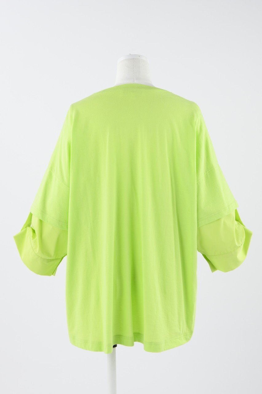 【エンフォルド/ENFOLD】のソフト天竺 シャツレイヤード T/SH Tシャツ 人気、トレンドファッション・服の通販 founy(ファニー) 　ファッション　Fashion　レディースファッション　Fashion for Women　トップス・カットソー　Cut & Sew Tops　シャツ・ブラウス・オフィスカジュアル　Elegant Blouses & Button-Ups　ロングTシャツ・Tシャツ　Longline T-Shirts & Tees　カットソー・ベーシックTシャツ　Cut-and-Sewn Tops / Stretch Tees & Basics　カットソー　Cut and Sewn Top　カフス　Cuff Design　ショート　Short, Short Length　スリーブ　Sleeve, Long Sleeve / Short Sleeve　マニッシュ　Mannish, Boyish　夏　Summer　other-3|ID: prp329100004886700 ipo3291000000036485102