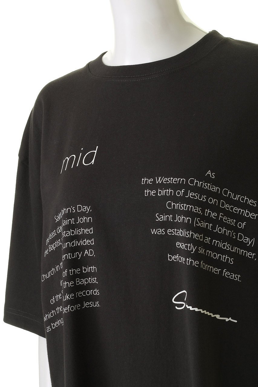 【メゾンスペシャル/MAISON SPECIAL】のMID SUMMERビッグTシャツ 人気、トレンドファッション・服の通販 founy(ファニー) 　ファッション　Fashion　レディースファッション　Fashion for Women　トップス・カットソー　Cut & Sew Tops　シャツ・ブラウス・オフィスカジュアル　Elegant Blouses & Button-Ups　ロングTシャツ・Tシャツ　Longline T-Shirts & Tees　カットソー・ベーシックTシャツ　Cut-and-Sewn Tops / Stretch Tees & Basics　おすすめ　Recommended / Our Picks　コンパクト　Compact, Small Size　ショート　Short, Short Length　スリーブ　Sleeve, Long Sleeve / Short Sleeve　ビッグ　Big, Oversized　プリント　Print, Printed Pattern　ボトム　Bottoms, Lower Wear　夏　Summer　other-5|ID: prp329100004886710 ipo3291000000036485170