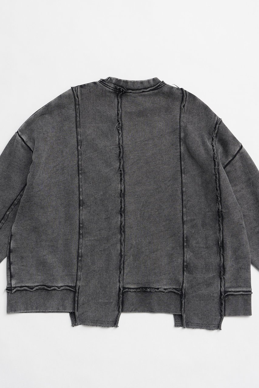 【プランク プロジェクト/PRANK PROJECT】のピグメントピアッシングスウェットトップ / Pigment Pierced Sweat Top 人気、トレンドファッション・服の通販 founy(ファニー) 　ファッション　Fashion　レディースファッション　Fashion for Women　トップス・カットソー　Cut & Sew Tops　シャツ・ブラウス・オフィスカジュアル　Elegant Blouses & Button-Ups　レディースパーカー・カジュアルフーディー　Casual Hoodies & Sweatshirts　ロングTシャツ・Tシャツ　Longline T-Shirts & Tees　スウェット・クルーネックトップス　Sweatshirts & Crewnecks / Relaxed Fit Sweat Tops　カットソー・ベーシックTシャツ　Cut-and-Sewn Tops / Stretch Tees & Basics　セットアップ　Set-Up, Coordinated Outfit　other-7|ID: prp329100004886716 ipo3291000000036485217