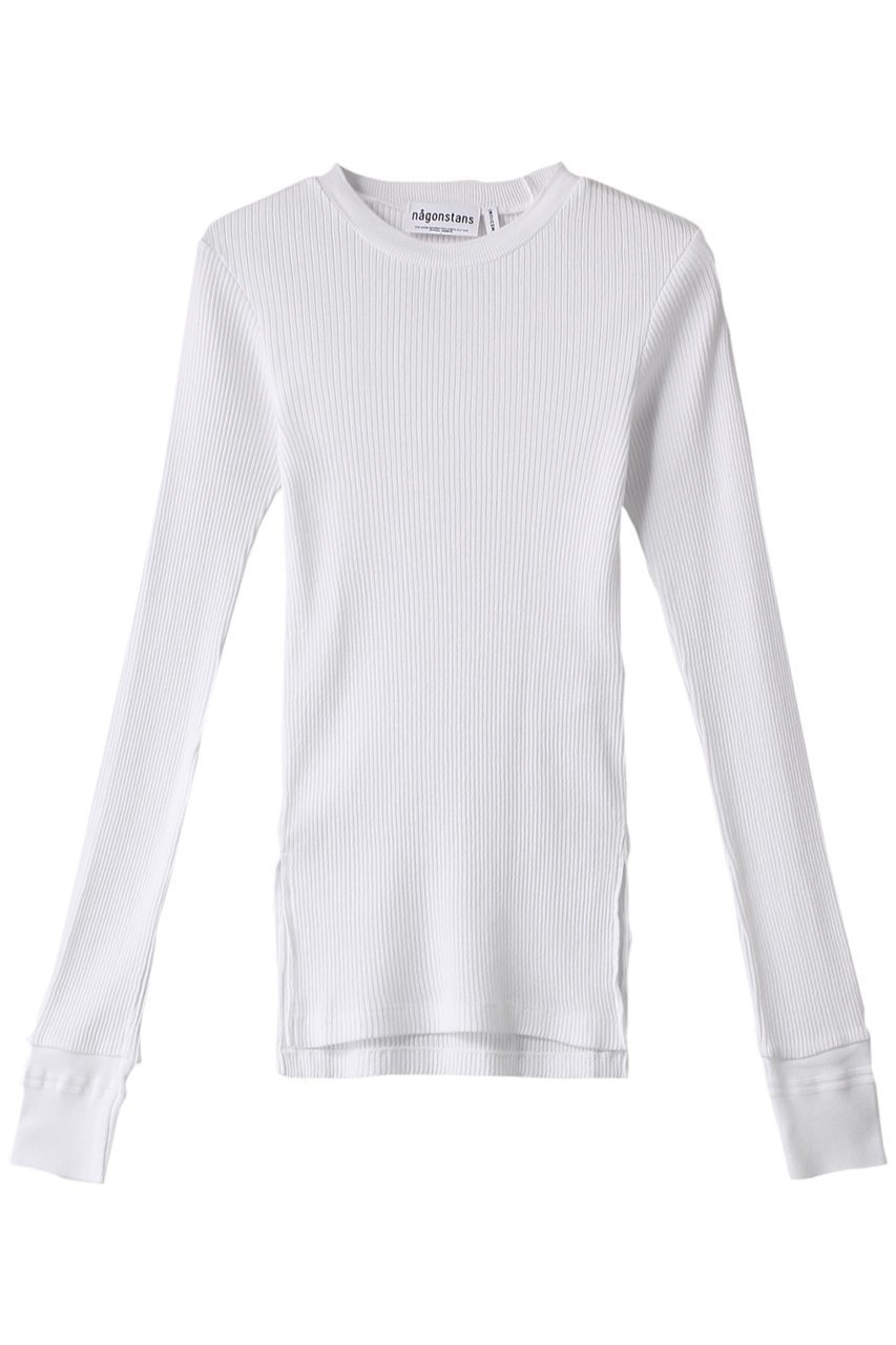 【ナゴンスタンス/nagonstans】のCOテレコ クルーN/C ロンT 人気、トレンドファッション・服の通販 founy(ファニー) 　ファッション　Fashion　レディースファッション　Fashion for Women　トップス・カットソー　Cut & Sew Tops　シャツ・ブラウス・オフィスカジュアル　Elegant Blouses & Button-Ups　ロングTシャツ・Tシャツ　Longline T-Shirts & Tees　カットソー・ベーシックTシャツ　Cut-and-Sewn Tops / Stretch Tees & Basics　スリーブ　Sleeve, Long Sleeve / Short Sleeve　テレコ　Ribbed, Rib Stitch　ロング　Long, Long-Length　A/W・秋冬　Autumn/Winter　 other-1|ID: prp329100004886719 ipo3291000000036485230