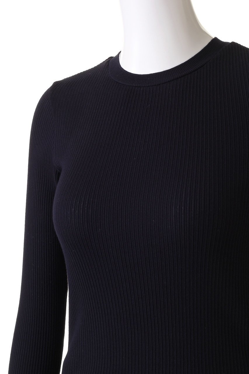 【ナゴンスタンス/nagonstans】のCOテレコ クルーN/C ロンT 人気、トレンドファッション・服の通販 founy(ファニー) 　ファッション　Fashion　レディースファッション　Fashion for Women　トップス・カットソー　Cut & Sew Tops　シャツ・ブラウス・オフィスカジュアル　Elegant Blouses & Button-Ups　ロングTシャツ・Tシャツ　Longline T-Shirts & Tees　カットソー・ベーシックTシャツ　Cut-and-Sewn Tops / Stretch Tees & Basics　スリーブ　Sleeve, Long Sleeve / Short Sleeve　テレコ　Ribbed, Rib Stitch　ロング　Long, Long-Length　A/W・秋冬　Autumn/Winter　other-5|ID: prp329100004886719 ipo3291000000036485236