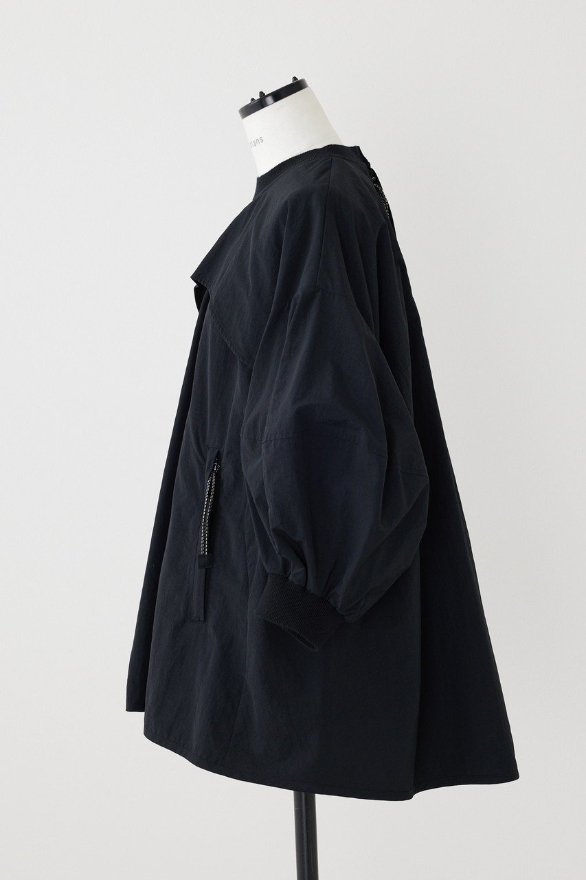 【ナゴンスタンス/nagonstans】のタスランウェザー バルーンスリーブ P.O/プルオーバー 人気、トレンドファッション・服の通販 founy(ファニー) 　ファッション　Fashion　レディースファッション　Fashion for Women　トップス・カットソー　Cut & Sew Tops　シャツ・ブラウス・オフィスカジュアル　Elegant Blouses & Button-Ups　ロングTシャツ・Tシャツ　Longline T-Shirts & Tees　カジュアルプルオーバー・ニットトップス　Pullovers & Knit Tops / Casual Pullovers　カットソー・ベーシックTシャツ　Cut-and-Sewn Tops / Stretch Tees & Basics　スモック　Smock, Smock Dress　スリーブ　Sleeve, Long Sleeve / Short Sleeve　センター　Center, Center Line　バルーン　Balloon, Balloon Silhouette　フレア　Flare, Flared　ポケット　Pocket, Pocket Detail　ロング　Long, Long-Length　other-2|ID: prp329100004886734 ipo3291000000036485354