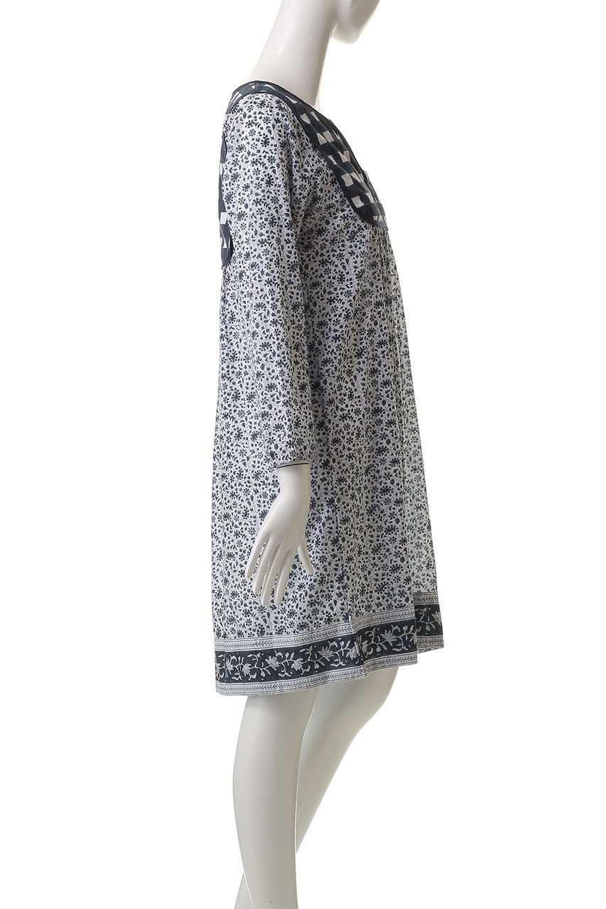 【エスゼット ブロックプリント/SZ Blockprints】のJAIPUR DRESS DITSY ミニワンピース 人気、トレンドファッション・服の通販 founy(ファニー) 　ファッション　Fashion　レディースファッション　Fashion for Women　ワンピース　Dresses　フォーマル・パーティードレス・結婚式用ドレス　Elegant & Casual Dresses　チュニック　Tunic Tops & Dresses　チュニック　Tunic, Long Top　フェミニン　Feminine, Girly　プリント　Print, Printed Pattern　夏　Summer　春　Spring　S/S・春夏　SS, Spring/Summer, Warm Season　other-3|ID: prp329100004886743 ipo3291000000036485413