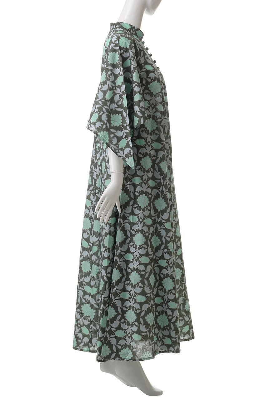 【エスゼット ブロックプリント/SZ Blockprints】のARTEMISIA DRESS LISBON IN DEEP フレアスリーブワンピース 人気、トレンドファッション・服の通販 founy(ファニー) 　ファッション　Fashion　レディースファッション　Fashion for Women　ワンピース　Dresses　フォーマル・パーティードレス・結婚式用ドレス　Elegant & Casual Dresses　チュニック　Tunic Tops & Dresses　スリーブ　Sleeve, Long Sleeve / Short Sleeve　チュニック　Tunic, Long Top　フレア　Flare, Flared　ロング　Long, Long-Length　other-3|ID: prp329100004886753 ipo3291000000036485489