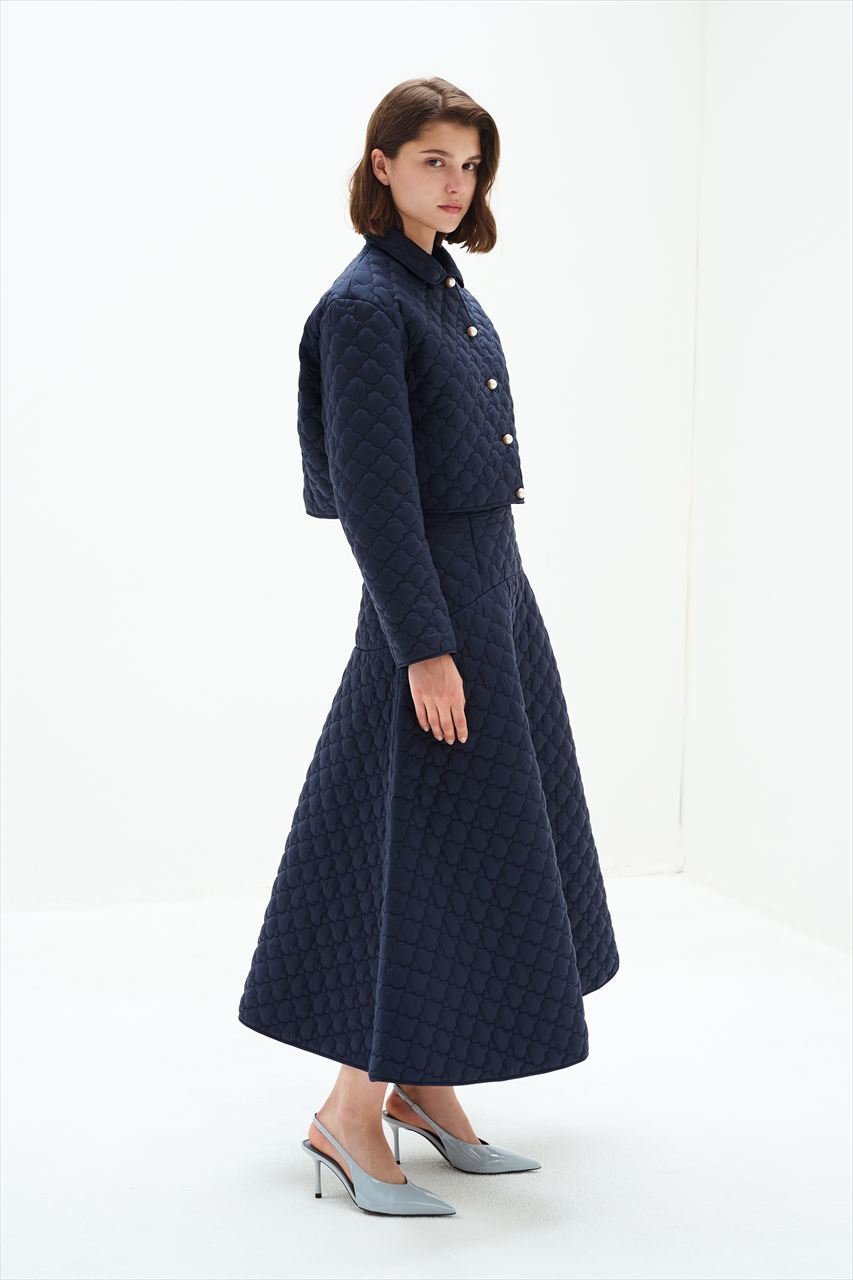 【アミカ/AMICA】のヴォヤージュスカート 人気、トレンドファッション・服の通販 founy(ファニー) 　ファッション　Fashion　レディースファッション　Fashion for Women　スカート　Skirts　おすすめ　Recommended / Our Picks　エアリー　Airy Texture　キルティング　Quilted, Quilting　セットアップ　Set-Up, Coordinated Outfit　パターン　Pattern, Design Print　フレア　Flare, Flared　秋　Autumn　other-8|ID: prp329100004886762 ipo3291000000036485598