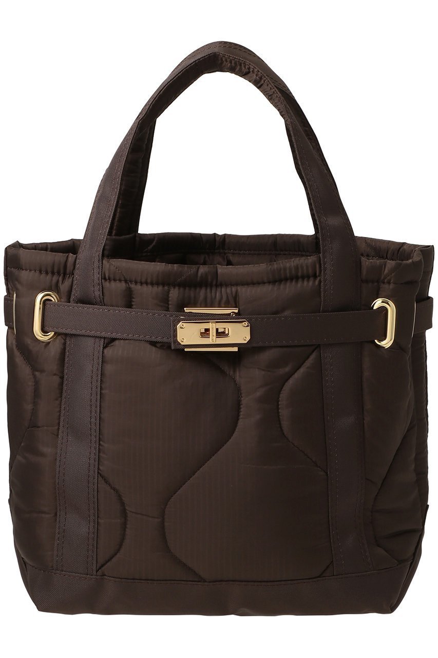 【シータパランティカ/sita parantica】のキルティング トートバッグ S インテリア・キッズ・メンズ・レディースファッション・服の通販 founy(ファニー) 　ファッション　Fashion　レディースファッション　Fashion for Women　バッグ　Bags　キルティング　Quilted, Quilting　スタイリッシュ　Stylish, Fashionable　スポーティ　Sporty, Casual Athletic　定番　Standard, Basic Item　ダークブラウン|ID: prp329100004886773 ipo3291000000036485688