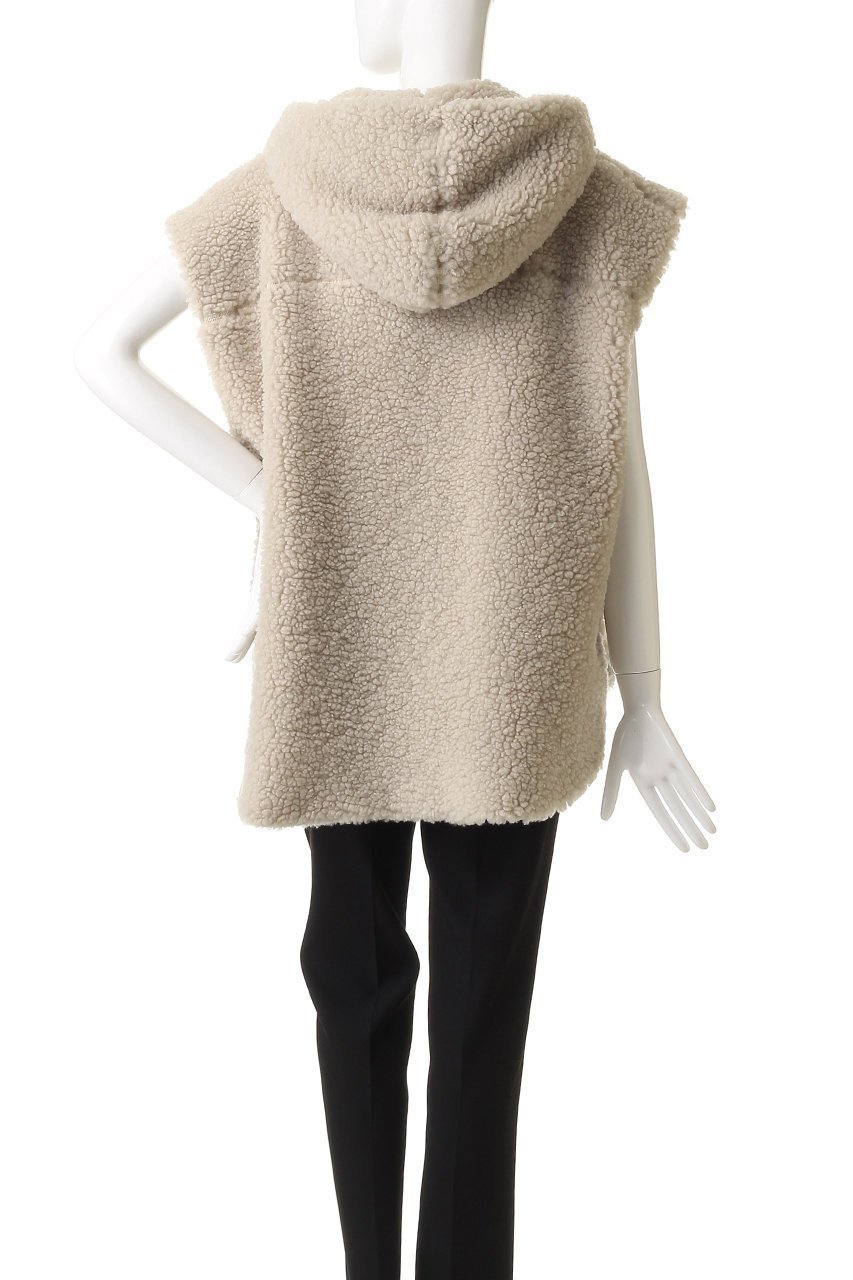 【スリー ドッツ/three dots】のエコペルボア ケープベスト 人気、トレンドファッション・服の通販 founy(ファニー) 　ファッション　Fashion　レディースファッション　Fashion for Women　アウター　Coat / Outerwear Collection　レディースジャケット・軽アウター　Jackets　カットソー　Cut and Sewn Top　ジャケット　Jacket, Outerwear　ベスト　Vest, Waistcoat　リアル　Real, Realistic　ワイド　Wide, Wide Fit　other-4|ID: prp329100004886778 ipo3291000000036485727