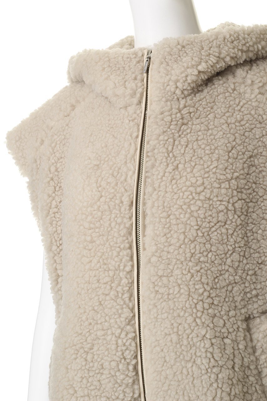 【スリー ドッツ/three dots】のエコペルボア ケープベスト 人気、トレンドファッション・服の通販 founy(ファニー) 　ファッション　Fashion　レディースファッション　Fashion for Women　アウター　Coat / Outerwear Collection　レディースジャケット・軽アウター　Jackets　カットソー　Cut and Sewn Top　ジャケット　Jacket, Outerwear　ベスト　Vest, Waistcoat　リアル　Real, Realistic　ワイド　Wide, Wide Fit　other-5|ID: prp329100004886778 ipo3291000000036485728