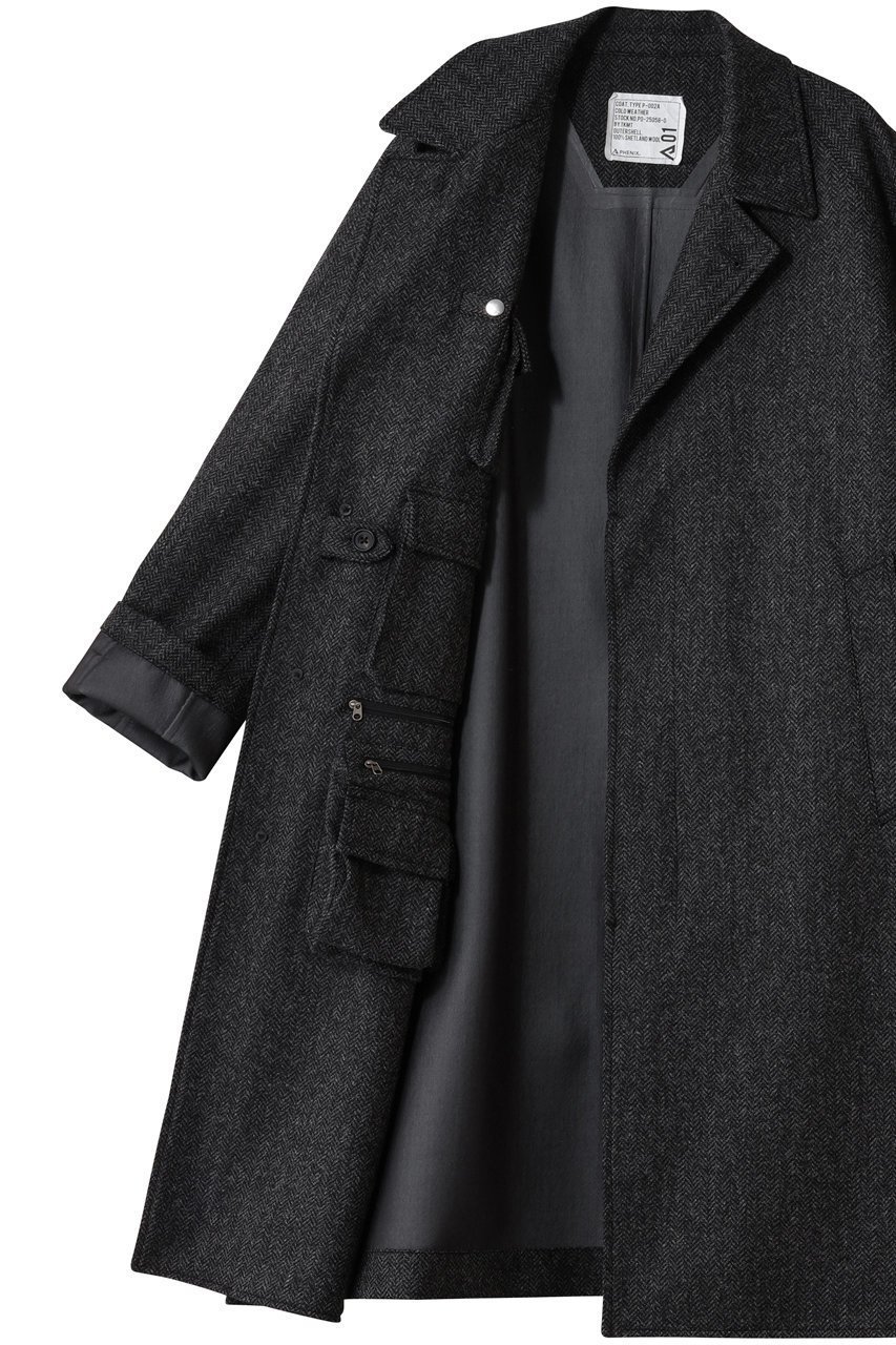 【フェニックス/Phenix / MEN】の【MEN】【Phenix by TAKAHIRO MIYASHITA】TKMT - COAT TYPE P-002A 人気、トレンドファッション・服の通販 founy(ファニー) 　ファッション　Fashion　メンズファッション　Fashion for Men　アウター　Men's Coats Outerwear　ジャケット　Jacket, Outerwear　スポーツ　Sports, Activewear　ツイード　Twill, Twill Weave　other-6|ID: prp329100004886788 ipo3291000000036485810