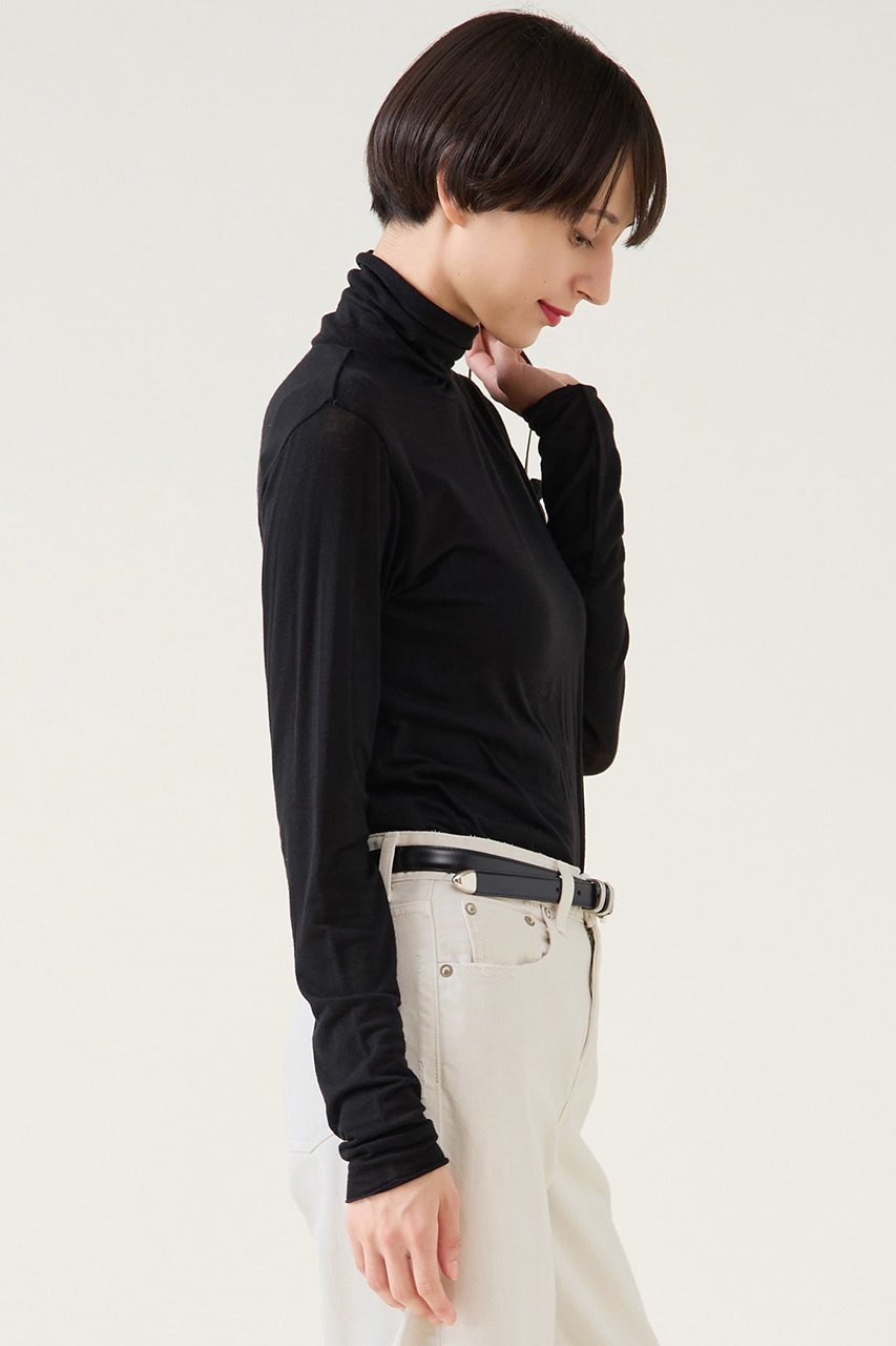 【マルティニーク/martinique】のカシミアシルクシアーインナー 人気、トレンドファッション・服の通販 founy(ファニー) 　ファッション　Fashion　レディースファッション　Fashion for Women　トップス・カットソー　Cut & Sew Tops　シャツ・ブラウス・オフィスカジュアル　Elegant Blouses & Button-Ups　ロングTシャツ・Tシャツ　Longline T-Shirts & Tees　カットソー・ベーシックTシャツ　Cut-and-Sewn Tops / Stretch Tees & Basics　おすすめ　Recommended / Our Picks　インナー　Innerwear　シルク　Silk, 100% Silk　スリーブ　Sleeve, Long Sleeve / Short Sleeve　ロング　Long, Long-Length　再入荷　Restock / Back in Stock　other-2|ID: prp329100004886818 ipo3291000000036486044