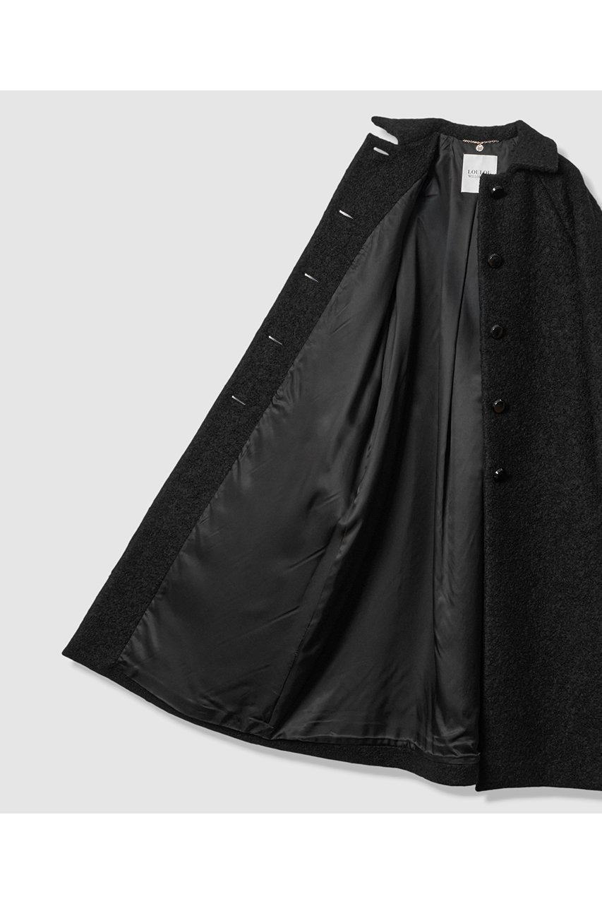 【アルアバイル/allureville】の【LOULOU WILLOUGHBY】ループインレーロングコート 人気、トレンドファッション・服の通販 founy(ファニー) 　ファッション　Fashion　レディースファッション　Fashion for Women　アウター　Coat / Outerwear Collection　コート・ロングコート・ピーコート　Long Coats, Peacoats & More　シンプル　Simple, Minimal　トレンド　Trend, Trending Now　モダン　Modern, Contemporary　ループ　Loop, Loop Knit　ロング　Long, Long-Length　エレガント 上品　Elegant　other-8|ID: prp329100004886819 ipo3291000000036486059
