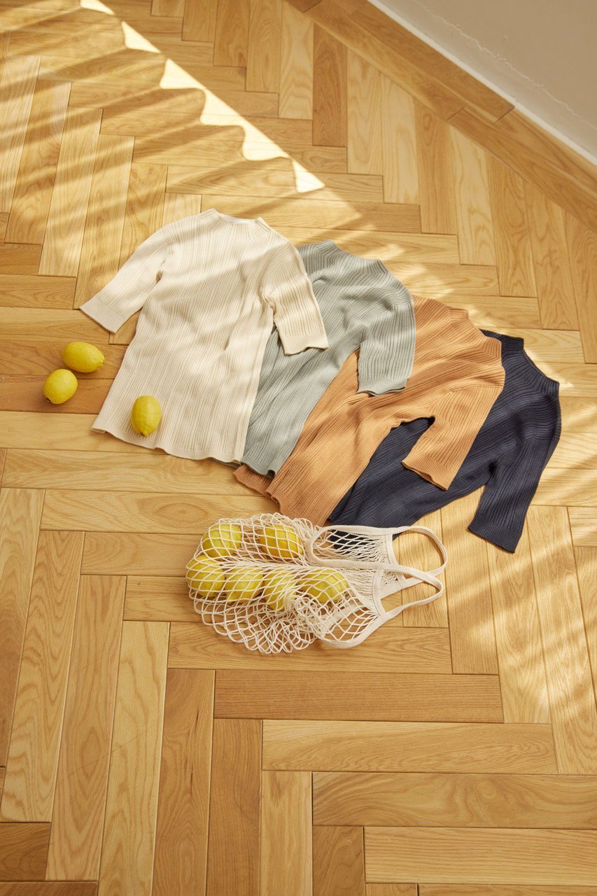 【ネテネ/NETENE】のFIKAランダムリブニット モックネックハーフスリーブ 人気、トレンドファッション・服の通販 founy(ファニー) 　ファッション　Fashion　レディースファッション　Fashion for Women　トップス・カットソー　Cut & Sew Tops　ニット　Knit Tops & Sweaters　シャツ・ブラウス・オフィスカジュアル　Elegant Blouses & Button-Ups　ロングTシャツ・Tシャツ　Longline T-Shirts & Tees　カットソー・ベーシックTシャツ　Cut-and-Sewn Tops / Stretch Tees & Basics　インナー　Innerwear　ショート　Short, Short Length　シンプル　Simple, Minimal　スリーブ　Sleeve, Long Sleeve / Short Sleeve　ハーフ　Half, Half-Length　モックネック　Mock Neck, Short Turtleneck　ランダム　Random, Irregular　エレガント 上品　Elegant　other-6|ID: prp329100004886822 ipo3291000000036486089