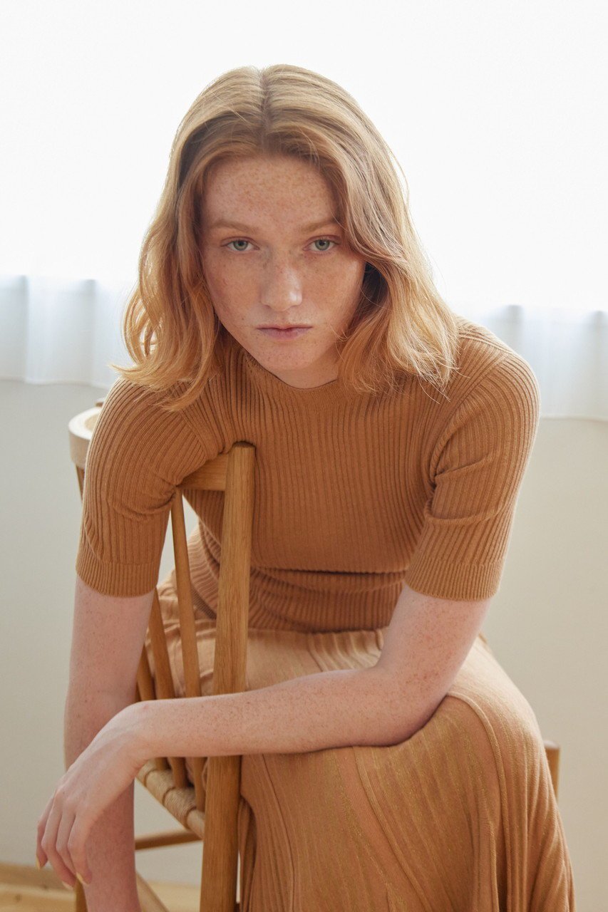 【ネテネ/NETENE】のFIKAランダムリブニット モックネックハーフスリーブ 人気、トレンドファッション・服の通販 founy(ファニー) 　ファッション　Fashion　レディースファッション　Fashion for Women　トップス・カットソー　Cut & Sew Tops　ニット　Knit Tops & Sweaters　シャツ・ブラウス・オフィスカジュアル　Elegant Blouses & Button-Ups　ロングTシャツ・Tシャツ　Longline T-Shirts & Tees　カットソー・ベーシックTシャツ　Cut-and-Sewn Tops / Stretch Tees & Basics　インナー　Innerwear　ショート　Short, Short Length　シンプル　Simple, Minimal　スリーブ　Sleeve, Long Sleeve / Short Sleeve　ハーフ　Half, Half-Length　モックネック　Mock Neck, Short Turtleneck　ランダム　Random, Irregular　エレガント 上品　Elegant　other-7|ID: prp329100004886822 ipo3291000000036486090