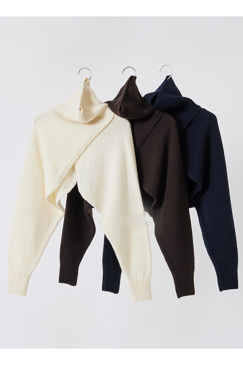 【ネテネ/NETENE】のタートルニットボレロ 人気、トレンドファッション・服の通販 founy(ファニー) 　ファッション　Fashion　レディースファッション　Fashion for Women　トップス・カットソー　Cut & Sew Tops　ニット　Knit Tops & Sweaters　カジュアルプルオーバー・ニットトップス　Pullovers & Knit Tops / Casual Pullovers　other-3|ID: prp329100004886824 ipo3291000000036486108