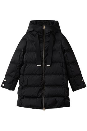 【ヘルノ/HERNO】 はっ水ポリエステルダウンフーディーコート人気、トレンドファッション・服の通販 founy(ファニー) ファッション Fashion レディースファッション Fashion for Women アウター Coat / Outerwear Collection コート・ロングコート・ピーコート Long Coats, Peacoats & More ダウン Down, Puffer エレガント 上品 Elegant 軽量 Lightweight, Ultra Light 防寒 Cold Protection, Winter-Ready |ID:prp329100004886826