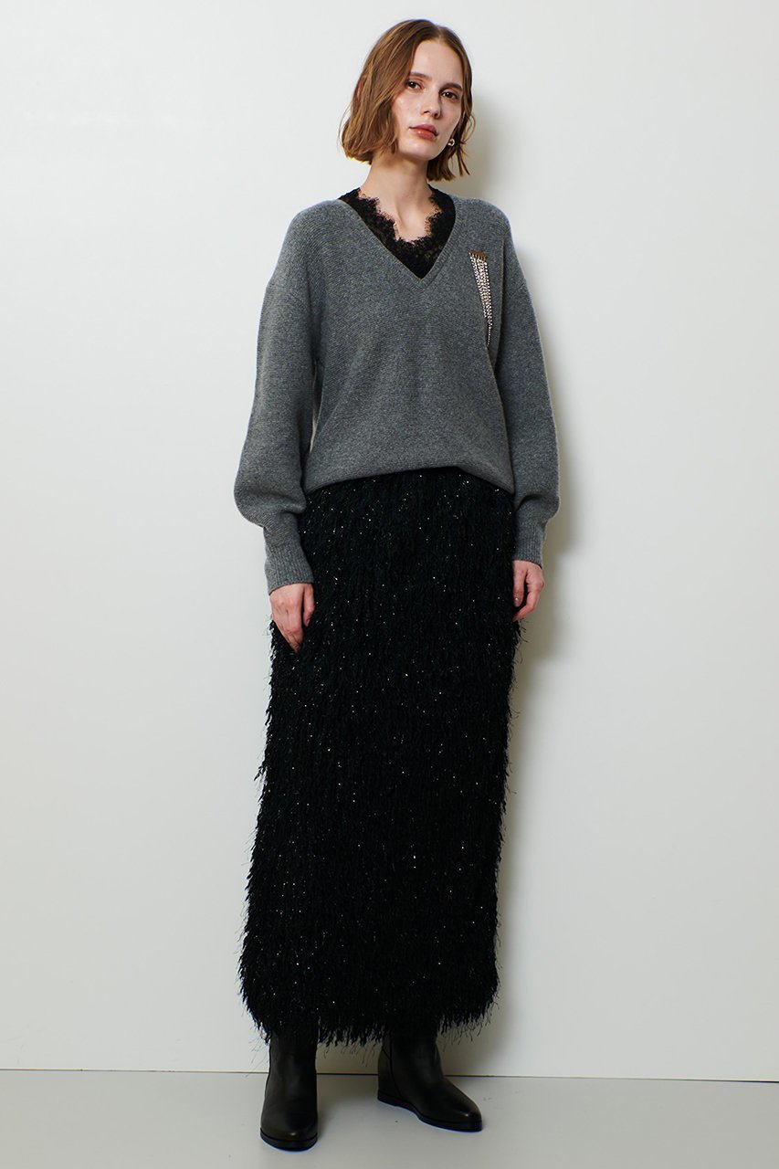 【アルアバイル/allureville】のフェザーナロースカート 人気、トレンドファッション・服の通販 founy(ファニー) 　ファッション　Fashion　レディースファッション　Fashion for Women　スカート　Skirts　ロングスカート　Long Skirts / Maxi & Midi Skirts　おすすめ　Recommended / Our Picks　シンプル　Simple, Minimal　ジャケット　Jacket, Outerwear　セットアップ　Set-Up, Coordinated Outfit　パーティ　Party, Party Style　ビスチェ　Bustier, Corset Top　ロング　Long, Long-Length　other-8|ID: prp329100004886828 ipo3291000000036486148