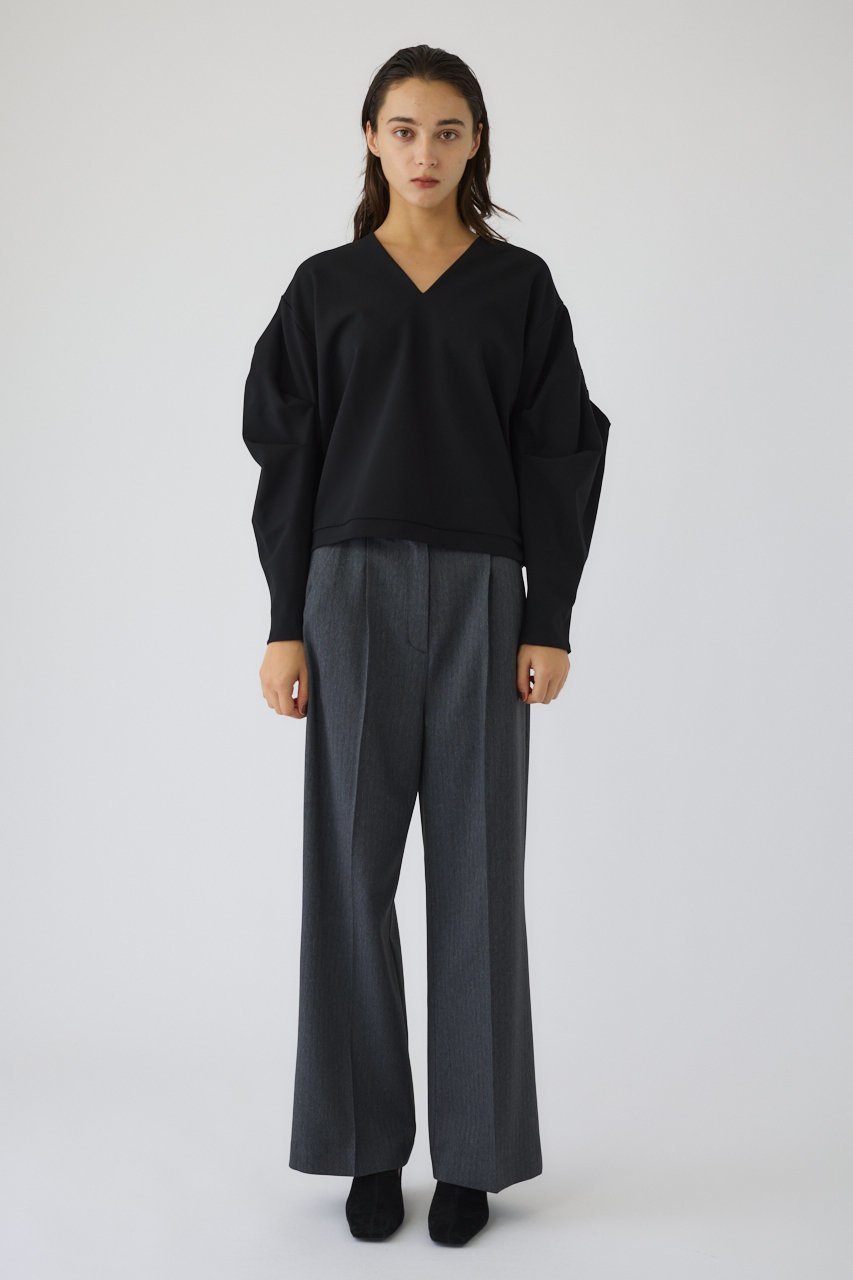 【リムアーク/RIM.ARK】のLeather like patch PT/パンツ 人気、トレンドファッション・服の通販 founy(ファニー) 　ファッション　Fashion　レディースファッション　Fashion for Women　パンツ　Pants & Trousers　カットソー　Cut and Sewn Top　シンプル　Simple, Minimal　フェイクレザー　Faux Leather, PU Leather　other-2|ID: prp329100004886832 ipo3291000000036486185