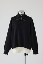 【リムアーク/RIM.ARK】のToggle motif knit tops/ニット 人気、トレンドファッション・服の通販 founy(ファニー) ファッション Fashion レディースファッション Fashion for Women トップス・カットソー Cut & Sew Tops ニット Knit Tops & Sweaters カジュアルプルオーバー・ニットトップス Pullovers & Knit Tops / Casual Pullovers シンプル Simple, Minimal フロント Front, Front Design マニッシュ Mannish, Boyish 冬 Winter / This Winter thumbnail ブラック|ID: prp329100004886833 ipo3291000000036486193