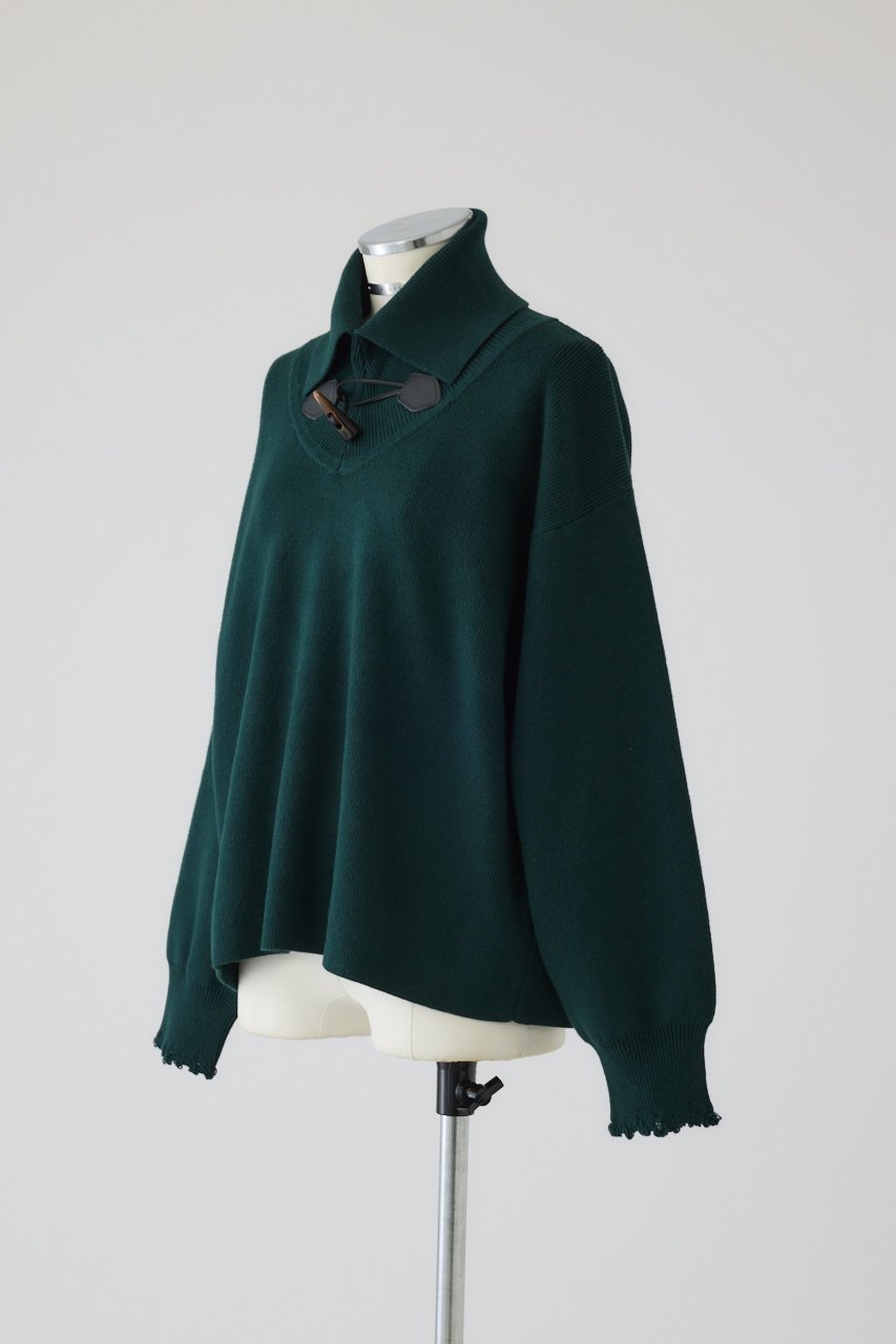 【リムアーク/RIM.ARK】のToggle motif knit tops/ニット 人気、トレンドファッション・服の通販 founy(ファニー) 　ファッション　Fashion　レディースファッション　Fashion for Women　トップス・カットソー　Cut & Sew Tops　ニット　Knit Tops & Sweaters　カジュアルプルオーバー・ニットトップス　Pullovers & Knit Tops / Casual Pullovers　シンプル　Simple, Minimal　フロント　Front, Front Design　マニッシュ　Mannish, Boyish　冬　Winter / This Winter　other-2|ID: prp329100004886833 ipo3291000000036486195