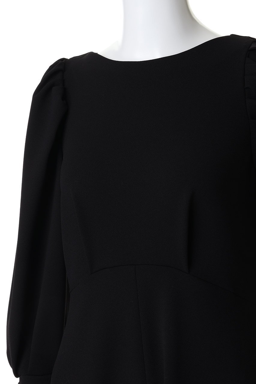 【ランバン オン ブルー/LANVIN en Bleu】のカットジョーゼットフレアワンピース 人気、トレンドファッション・服の通販 founy(ファニー) 　ファッション　Fashion　レディースファッション　Fashion for Women　ワンピース　Dresses　チュニック　Tunic Tops & Dresses　アクセサリー　Fashion Accessories　エレガント 上品　Elegant　ジョーゼット　Georgette, Semi-Sheer Fabric　スリーブ　Sleeve, Long Sleeve / Short Sleeve　チュニック　Tunic, Long Top　フレア　Flare, Flared　ロング　Long, Long-Length　other-5|ID: prp329100004886848 ipo3291000000036486320