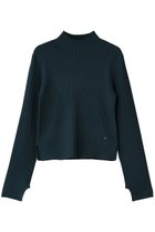 【ランバン オン ブルー/LANVIN en Bleu】のランダムリブハイネックニット 人気、トレンドファッション・服の通販 founy(ファニー) ファッション Fashion レディースファッション Fashion for Women トップス・カットソー Cut & Sew Tops ニット Knit Tops & Sweaters カジュアルプルオーバー・ニットトップス Pullovers & Knit Tops / Casual Pullovers コンパクト Compact, Small Size ハイネック High Neck, Mock Neck ランダム Random, Irregular ロング Long, Long-Length thumbnail グリーン|ID: prp329100004886856 ipo3291000000036486375