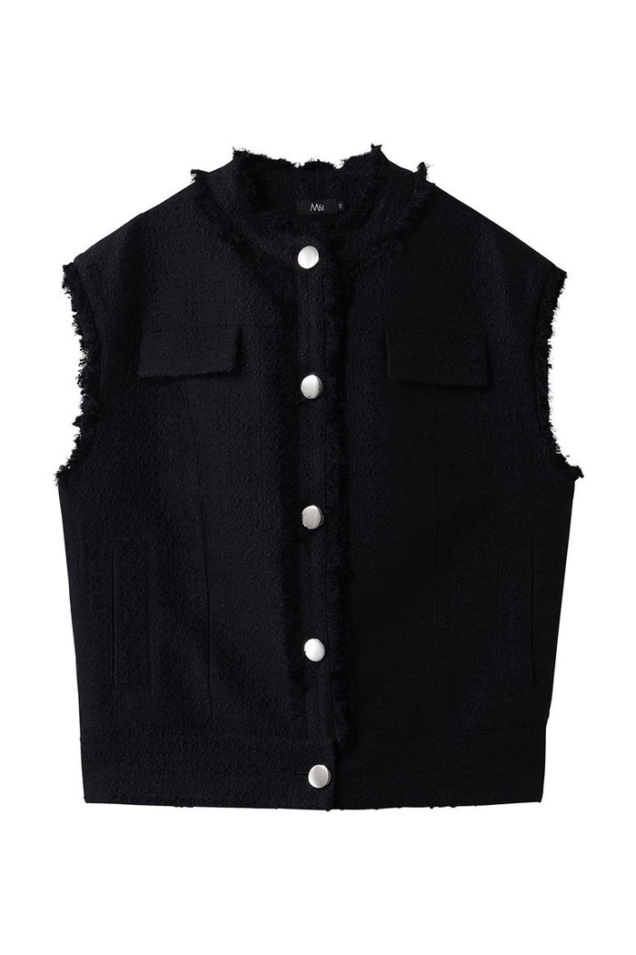 【エムフィル/M Fil】のPuffy Tweed フリンジジレ インテリア・キッズ・メンズ・レディースファッション・服の通販 founy(ファウニー) https://founy.com/ ファッション Fashion レディースファッション Fashion for Women アウター Coat / Outerwear Collection レディースジャケット・軽アウター Jackets シルバー Silver, Metallic Silver ジャケット Jacket, Outerwear ツイード Twill, Twill Weave フリンジ Fringe, Tassel ベスト Vest, Waistcoat ポケット Pocket, Pocket Detail ヨーク Yoke, Yoke Design ワーク Workwear, Utility Style |ID: prp329100004886863 ipo3291000000036803620