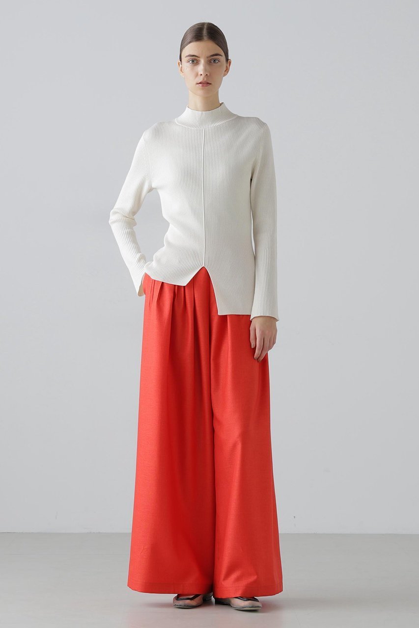 【アドーア/ADORE】のダブルリブニット 人気、トレンドファッション・服の通販 founy(ファニー) 　ファッション　Fashion　レディースファッション　Fashion for Women　トップス・カットソー　Cut & Sew Tops　ニット　Knit Tops & Sweaters　カジュアルプルオーバー・ニットトップス　Pullovers & Knit Tops / Casual Pullovers　アシンメトリー　Asymmetrical Style　エレガント 上品　Elegant　other-3|ID: prp329100004886867 ipo3291000000036486479