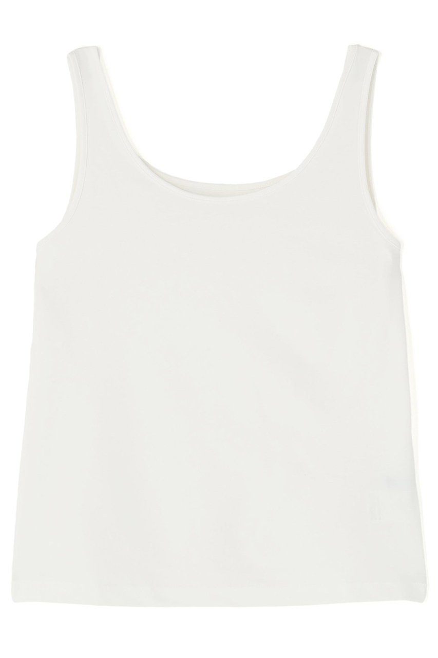 【アドーア/ADORE】のベーシックインナーカットソー インテリア・キッズ・メンズ・レディースファッション・服の通販 founy(ファニー) 　ファッション　Fashion　レディースファッション　Fashion for Women　トップス・カットソー　Cut & Sew Tops　キャミソール&ノースリーブ　Camisoles & Sleeveless Tops　シャツ・ブラウス・オフィスカジュアル　Elegant Blouses & Button-Ups　ロングTシャツ・Tシャツ　Longline T-Shirts & Tees　カットソー・ベーシックTシャツ　Cut-and-Sewn Tops / Stretch Tees & Basics　インナー　Innerwear　キャミソール　Camisole, Spaghetti Strap Top　シンプル　Simple, Minimal　ジャケット　Jacket, Outerwear　スタンダード　Standard, Basic　タンク　Tank Top, Sleeveless Top　ベーシック　Basic, Essential　ホワイト|ID: prp329100004886875 ipo3291000000036486556