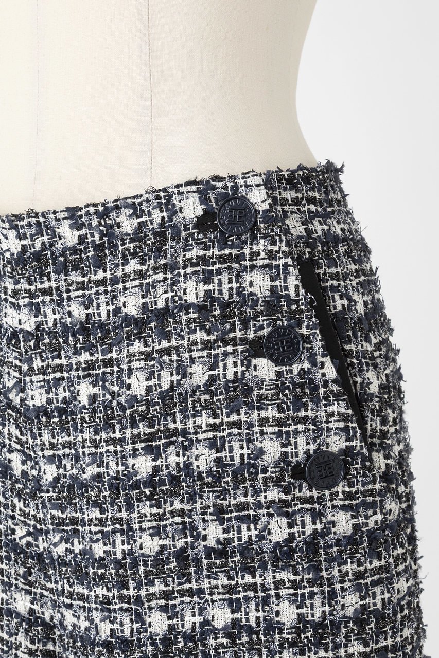 【オーヴィル/EAUVIRE】のミックスツイードパンツ 人気、トレンドファッション・服の通販 founy(ファニー) 　ファッション　Fashion　レディースファッション　Fashion for Women　パンツ　Pants & Trousers　おすすめ　Recommended / Our Picks　セットアップ　Set-Up, Coordinated Outfit　ツイード　Twill, Twill Weave　デニム　Denim, Jeans Material　ポケット　Pocket, Pocket Detail　ミックス　Mix, Mixed Style　日本製　Made In Japan　other-4|ID: prp329100004886882 ipo3291000000036486607