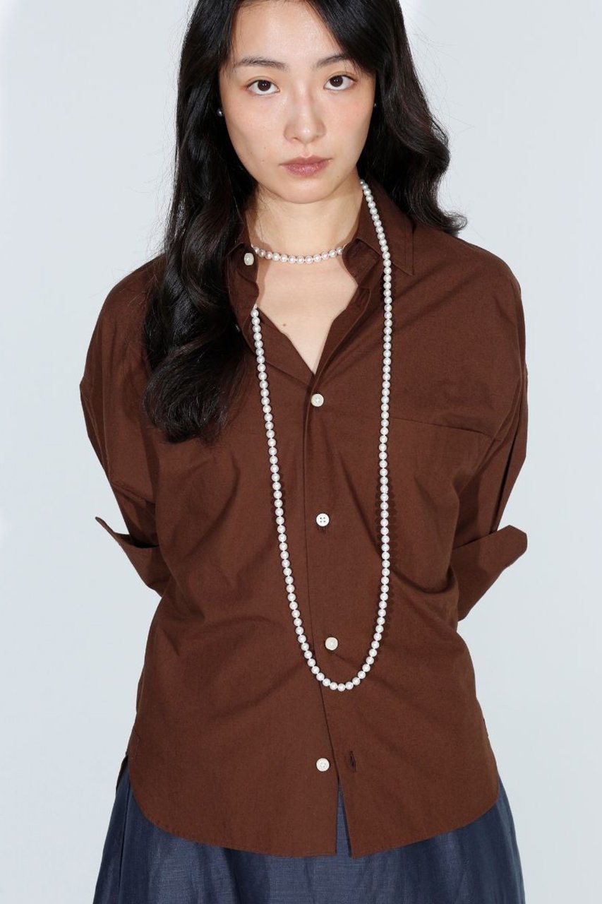 【マディソンブルー/MADISONBLUE】のJ.BRADLEY PUFF SLEEVE SH TYPEWRITER タイプライターパフスリーブシャツ 人気、トレンドファッション・服の通販 founy(ファニー) 　ファッション　Fashion　レディースファッション　Fashion for Women　トップス・カットソー　Cut & Sew Tops　シャツ・ブラウス・オフィスカジュアル　Elegant Blouses & Button-Ups　シェイプ　Shape, Slim Fit　ショルダー　Shoulder, Shoulder Strap　ショート　Short, Short Length　スリーブ　Sleeve, Long Sleeve / Short Sleeve　タイプライター　Typewriter Fabric, Crisp Cotton　ドロップ　Drop Shoulder, Dropped Style　other-8|ID: prp329100004886892 ipo3291000000036486700