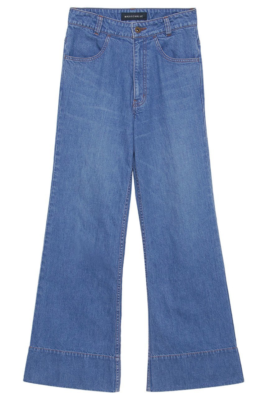 【マディソンブルー/MADISONBLUE】のBAGGY FLARE PANTS DENIM デニムバギーフレアパンツ 人気、トレンドファッション・服の通販 founy(ファニー) 　ファッション　Fashion　レディースファッション　Fashion for Women　パンツ　Pants & Trousers　デニムパンツ・ジーンズ・美脚デニム　Denim Jeans & Pants　デニム　Denim, Jeans Material　フレア　Flare, Flared　ワイド　Wide, Wide Fit　 other-1|ID: prp329100004886895 ipo3291000000036486719