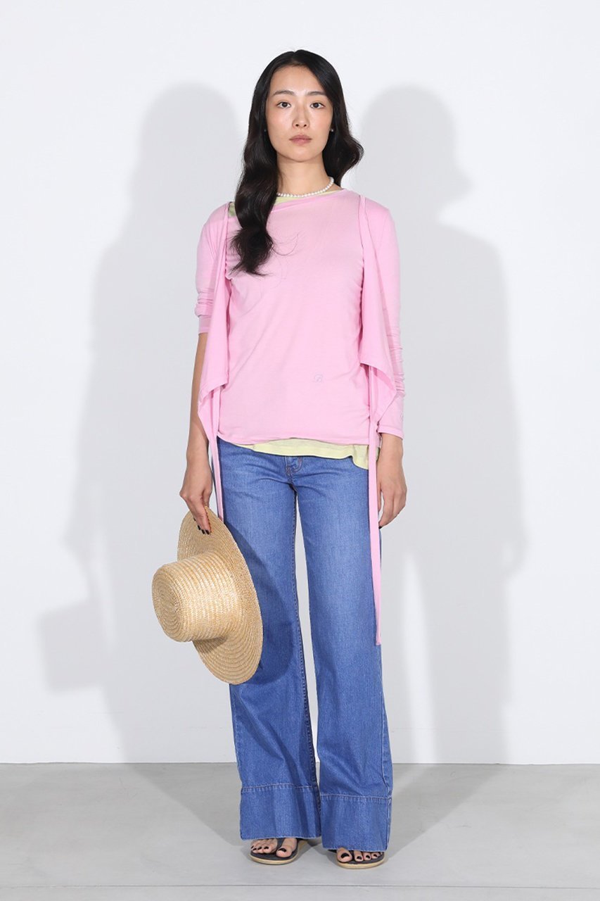 【マディソンブルー/MADISONBLUE】のBAGGY FLARE PANTS DENIM デニムバギーフレアパンツ 人気、トレンドファッション・服の通販 founy(ファニー) 　ファッション　Fashion　レディースファッション　Fashion for Women　パンツ　Pants & Trousers　デニムパンツ・ジーンズ・美脚デニム　Denim Jeans & Pants　デニム　Denim, Jeans Material　フレア　Flare, Flared　ワイド　Wide, Wide Fit　other-6|ID: prp329100004886895 ipo3291000000036486725