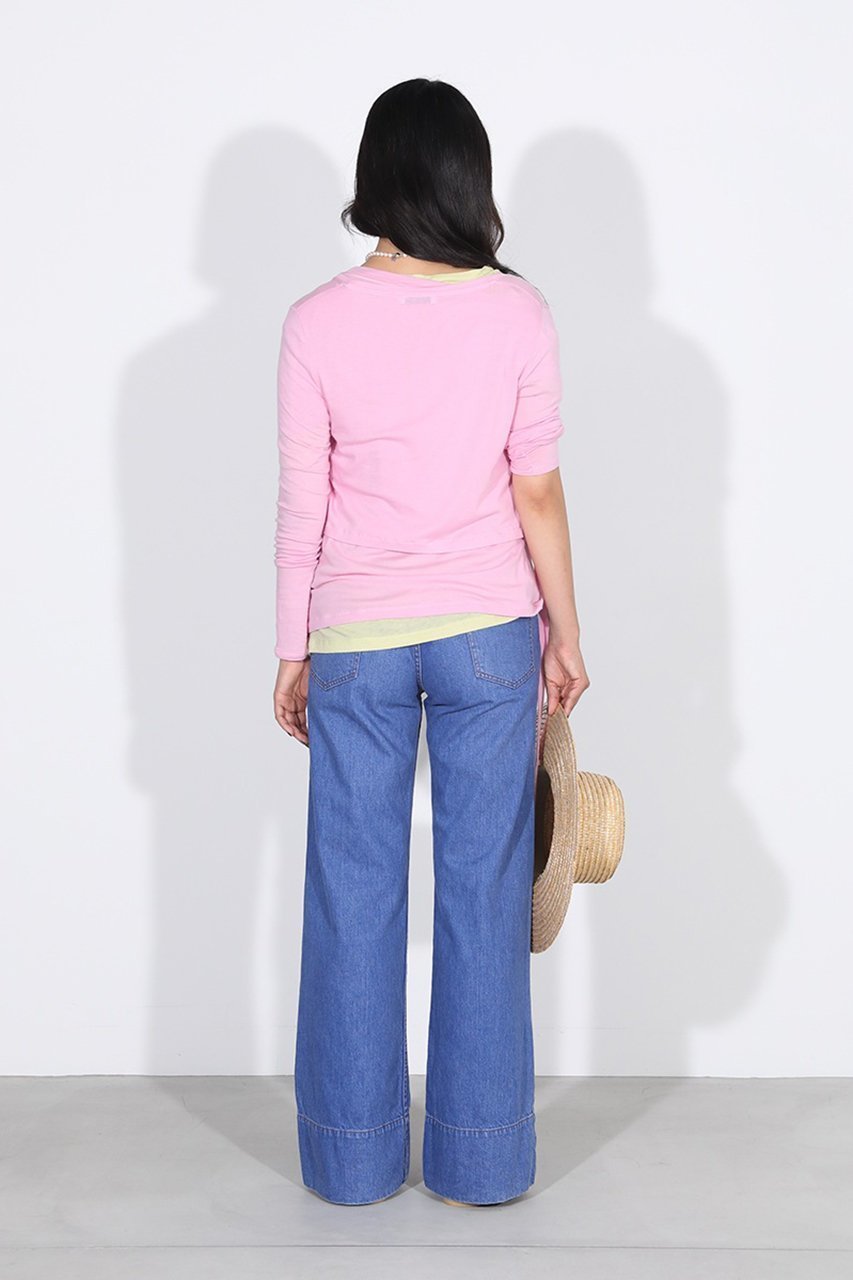 【マディソンブルー/MADISONBLUE】のBAGGY FLARE PANTS DENIM デニムバギーフレアパンツ 人気、トレンドファッション・服の通販 founy(ファニー) 　ファッション　Fashion　レディースファッション　Fashion for Women　パンツ　Pants & Trousers　デニムパンツ・ジーンズ・美脚デニム　Denim Jeans & Pants　デニム　Denim, Jeans Material　フレア　Flare, Flared　ワイド　Wide, Wide Fit　other-7|ID: prp329100004886895 ipo3291000000036486726