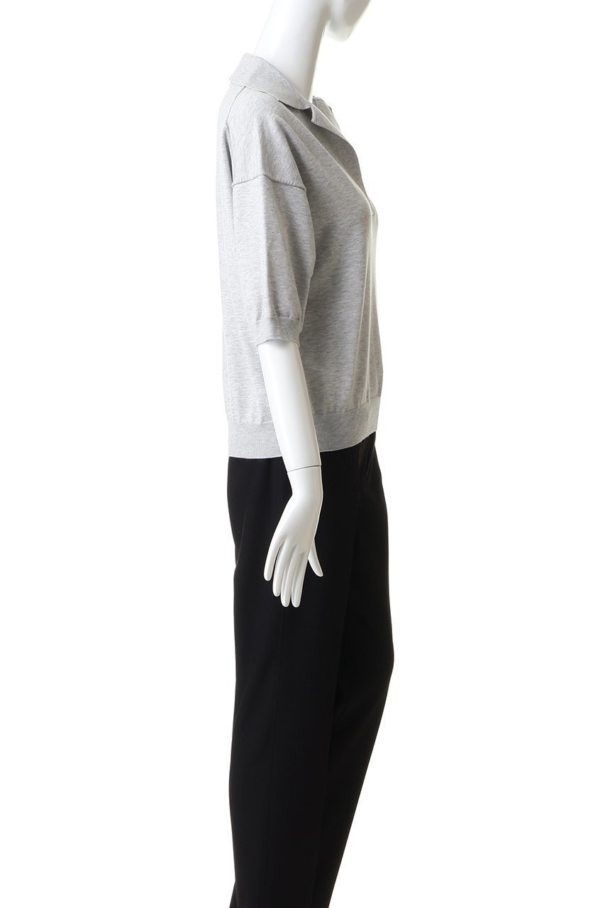 【マディソンブルー/MADISONBLUE】のSKIPPER HALF SLEEVE KNIT スキッパーH/Sニット 人気、トレンドファッション・服の通販 founy(ファニー) 　ファッション　Fashion　レディースファッション　Fashion for Women　トップス・カットソー　Cut & Sew Tops　ニット　Knit Tops & Sweaters　カジュアルプルオーバー・ニットトップス　Pullovers & Knit Tops / Casual Pullovers　インナー　Innerwear　スキッパー　Skipper, Open Collar　エレガント 上品　Elegant　半袖　Short Sleeve, Half Sleeve　定番　Standard, Basic Item　other-3|ID: prp329100004886902 ipo3291000000036486781