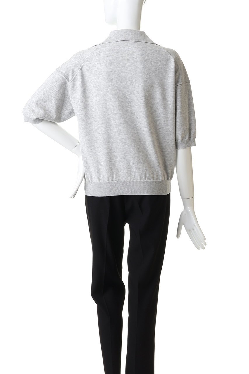 【マディソンブルー/MADISONBLUE】のSKIPPER HALF SLEEVE KNIT スキッパーH/Sニット 人気、トレンドファッション・服の通販 founy(ファニー) 　ファッション　Fashion　レディースファッション　Fashion for Women　トップス・カットソー　Cut & Sew Tops　ニット　Knit Tops & Sweaters　カジュアルプルオーバー・ニットトップス　Pullovers & Knit Tops / Casual Pullovers　インナー　Innerwear　スキッパー　Skipper, Open Collar　エレガント 上品　Elegant　半袖　Short Sleeve, Half Sleeve　定番　Standard, Basic Item　other-4|ID: prp329100004886902 ipo3291000000036486782