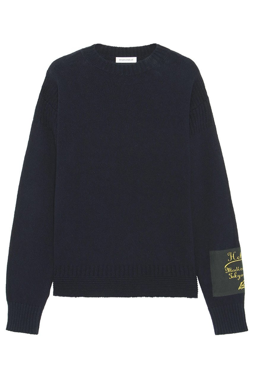【マディソンブルー/MADISONBLUE】のGUERNSEY SWEATER セーター インテリア・キッズ・メンズ・レディースファッション・服の通販 founy(ファニー) 　ファッション　Fashion　レディースファッション　Fashion for Women　トップス・カットソー　Cut & Sew Tops　ニット　Knit Tops & Sweaters　レディースパーカー・カジュアルフーディー　Casual Hoodies & Sweatshirts　カジュアルプルオーバー・ニットトップス　Pullovers & Knit Tops / Casual Pullovers　スウェット・クルーネックトップス　Sweatshirts & Crewnecks / Relaxed Fit Sweat Tops　セーター　Sweater, Knitwear　軽量　Lightweight, Ultra Light　ネイビー|ID: prp329100004886904 ipo3291000000036486798