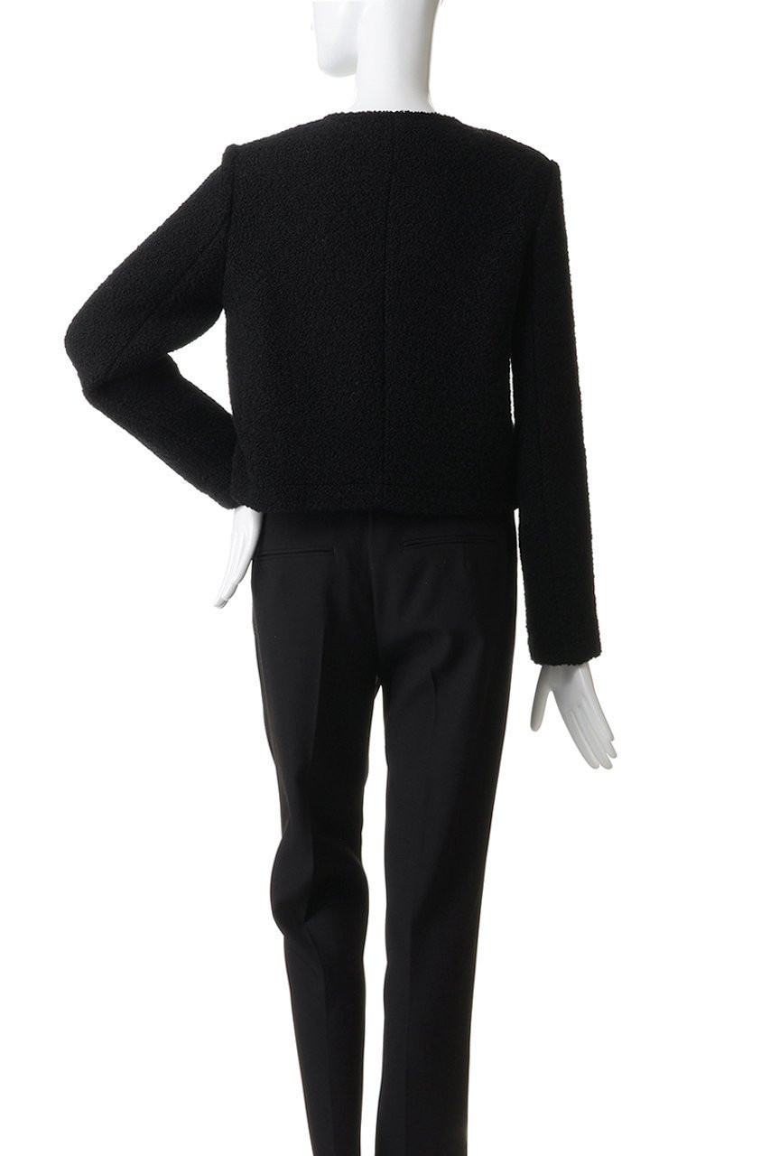 【ジェイドット/j.】のリングツイードノーカラージャケット 人気、トレンドファッション・服の通販 founy(ファニー) 　ファッション　Fashion　レディースファッション　Fashion for Women　アウター　Coat / Outerwear Collection　レディースジャケット・軽アウター　Jackets　ノーカラージャケット / シンプル上品コーデ　Collarless Jackets　オケージョン　Occasion Wear　ショート　Short, Short Length　ジャケット　Jacket, Outerwear　センター　Center, Center Line　ツイード　Twill, Twill Weave　リュクス　Luxury, Elegant, High-End, Chic　レース　Lace, Lace Fabric　other-4|ID: prp329100004886910 ipo3291000000036486847