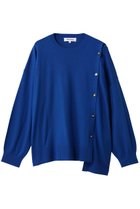 【エンフォルド/ENFOLD】のTWO-WAY PULLOVER 人気、トレンドファッション・服の通販 founy(ファニー) ファッション Fashion レディースファッション Fashion for Women トップス・カットソー Cut & Sew Tops シャツ・ブラウス・オフィスカジュアル Elegant Blouses & Button-Ups カジュアルプルオーバー・ニットトップス Pullovers & Knit Tops / Casual Pullovers スリーブ Sleeve, Long Sleeve / Short Sleeve ロング Long, Long-Length エレガント 上品 Elegant thumbnail ダークブルー|ID: prp329100004886918 ipo3291000000036486895