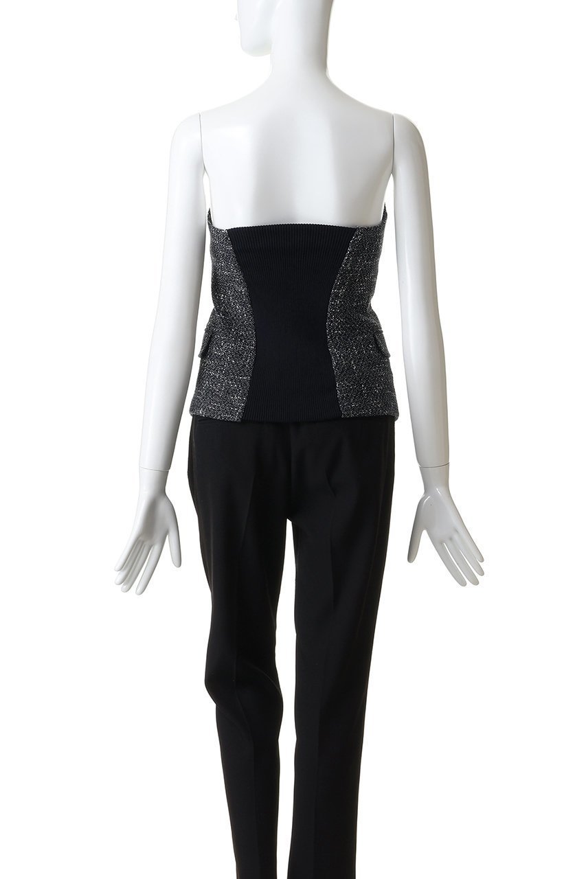 【ベイジ,/BEIGE,】のTRIPHANE(トリフェーン)/バックニットツイードビスチェ 人気、トレンドファッション・服の通販 founy(ファニー) 　ファッション　Fashion　レディースファッション　Fashion for Women　アウター　Coat / Outerwear Collection　レディースジャケット・軽アウター　Jackets　ジャケット　Jacket, Outerwear　ツイード　Twill, Twill Weave　ビスチェ　Bustier, Corset Top　フィット　Fit, Slim Fit　フェミニン　Feminine, Girly　ベスト　Vest, Waistcoat　other-4|ID: prp329100004886948 ipo3291000000036487126