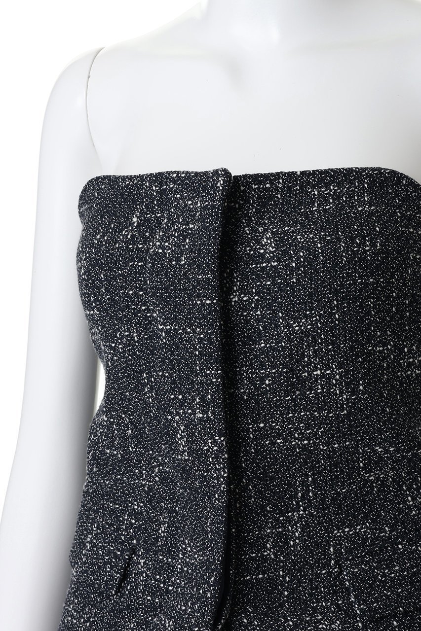 【ベイジ,/BEIGE,】のTRIPHANE(トリフェーン)/バックニットツイードビスチェ 人気、トレンドファッション・服の通販 founy(ファニー) 　ファッション　Fashion　レディースファッション　Fashion for Women　アウター　Coat / Outerwear Collection　レディースジャケット・軽アウター　Jackets　ジャケット　Jacket, Outerwear　ツイード　Twill, Twill Weave　ビスチェ　Bustier, Corset Top　フィット　Fit, Slim Fit　フェミニン　Feminine, Girly　ベスト　Vest, Waistcoat　other-5|ID: prp329100004886948 ipo3291000000036487127