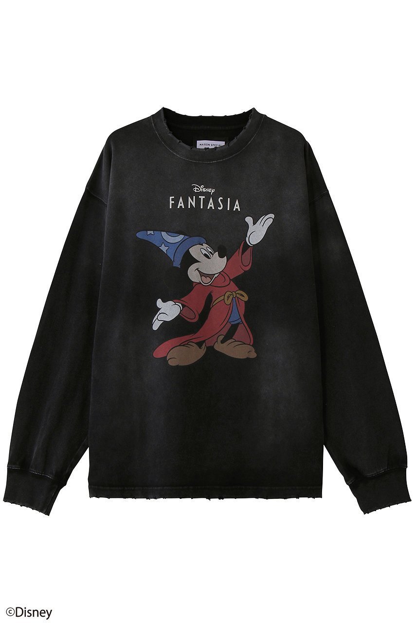 【メゾンスペシャル/MAISON SPECIAL】の【UNISEX】【MOVIE SERIES】「FANTASIA」-HAND-ロングスリーブTシャツ 人気、トレンドファッション・服の通販 founy(ファニー) 　ファッション　Fashion　レディースファッション　Fashion for Women　トップス・カットソー　Cut & Sew Tops　シャツ・ブラウス・オフィスカジュアル　Elegant Blouses & Button-Ups　ロングTシャツ・Tシャツ　Longline T-Shirts & Tees　カットソー・ベーシックTシャツ　Cut-and-Sewn Tops / Stretch Tees & Basics　ユニセックス　Unisex, Genderless　インナー　Innerwear　キャラクター　Character, Licensed Characters　クラシック　Classic, Timeless Style　グラフィック　Graphic, Graphic Design　スリーブ　Sleeve, Long Sleeve / Short Sleeve　プリント　Print, Printed Pattern　ユーズド　Used, Vintage-Look　リアル　Real, Realistic　ロング　Long, Long-Length　ヴィンテージ　Vintage Style　 other-1|ID: prp329100004886950 ipo3291000000036487140