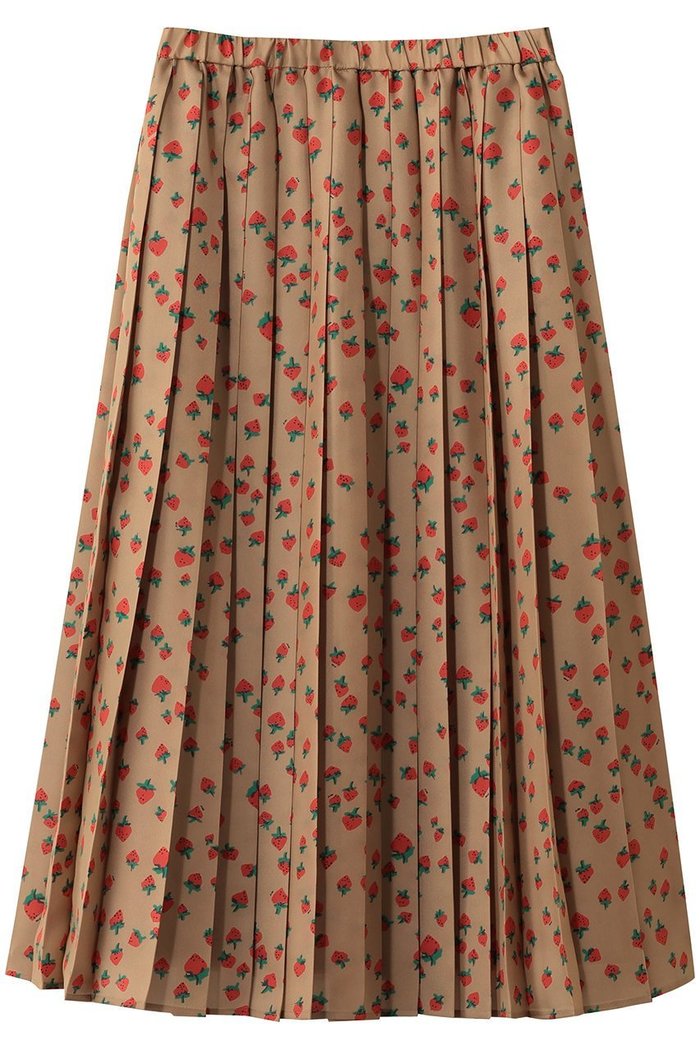 【ミュベール/MUVEIL】のイチゴプリントプリーツスカート インテリア・キッズ・メンズ・レディースファッション・服の通販 founy(ファニー) https://founy.com/ ファッション Fashion レディースファッション Fashion for Women スカート Skirts プリーツスカート / 上品フェミニンスタイル Pleated Skirts ロングスカート Long Skirts / Maxi & Midi Skirts おすすめ Recommended / Our Picks ジャケット Jacket, Outerwear セットアップ Set-Up, Coordinated Outfit プリント Print, Printed Pattern プリーツ Pleats, Pleated ベーシック Basic, Essential ロング Long, Long-Length エレガント 上品 Elegant 夏 Summer 春 Spring S/S・春夏 SS, Spring/Summer, Warm Season |ID: prp329100004886962 ipo3291000000036835098