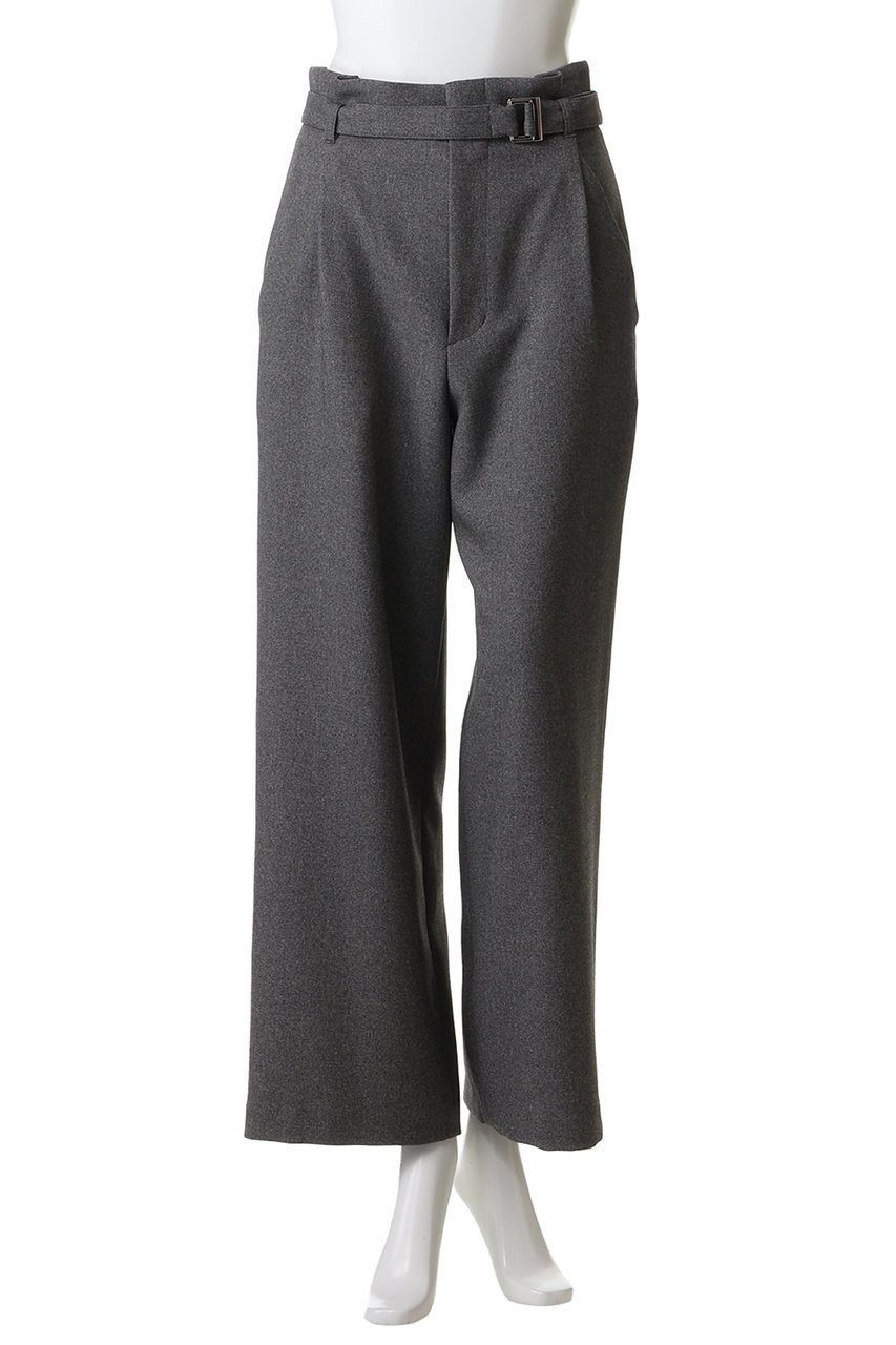 【アルアバイル/allureville】のウールライクフランネルヨークレスパンツ 人気、トレンドファッション・服の通販 founy(ファニー) 　ファッション　Fashion　レディースファッション　Fashion for Women　パンツ　Pants & Trousers　ワイド　Wide, Wide Fit　エレガント 上品　Elegant　A/W・秋冬　Autumn/Winter　other-2|ID: prp329100004886969 ipo3291000000036487299